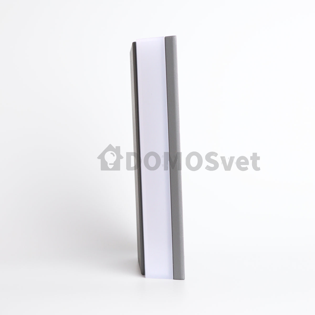 Настінний сірий вуличний світильник Led 12W IP54 3000K Grey + White Magda 260619-100008282