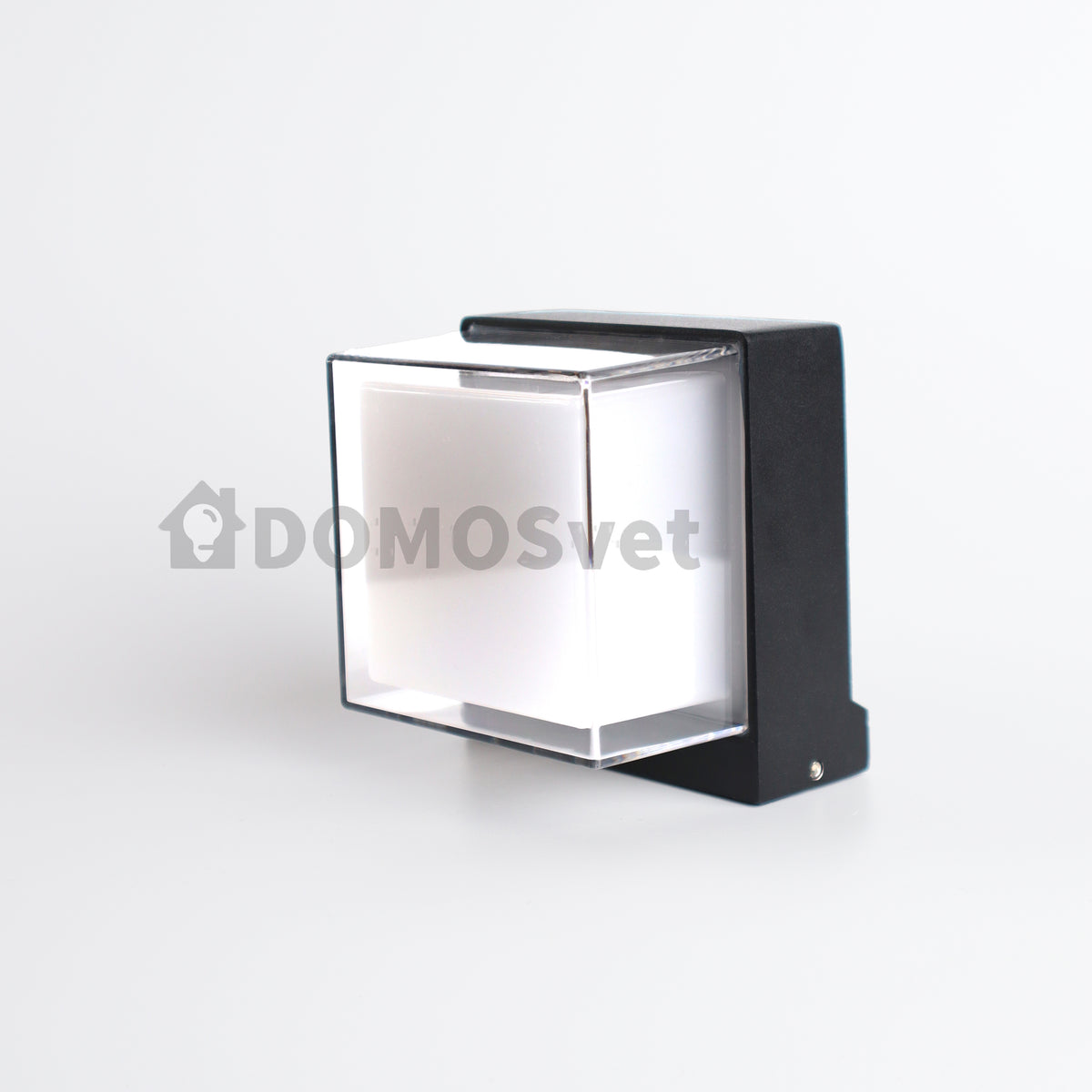 Настінний вуличний світильник Led 6W IP54 3000K Black White Cuby 260619-100008141