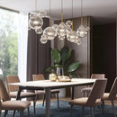 Підвіси золоті D-20/ D-30 cm Led 4000К 8W Gold Bubbles 231218-100002907