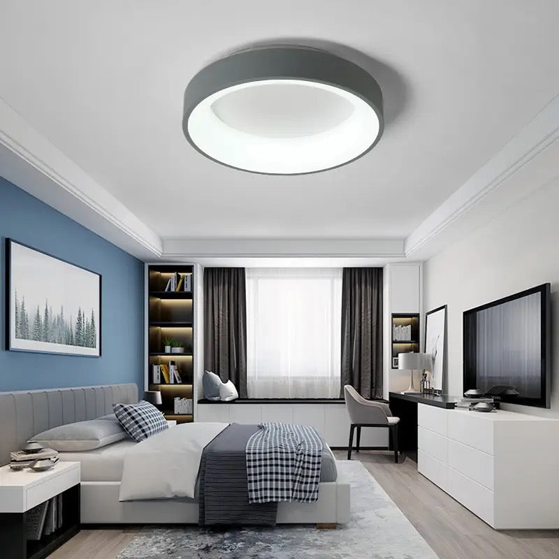 Стельовий світильник Ceiling S / M / L Grey D-30 см / D-45 см / D-60 см 3000К-4000К-6000К 231219-100002916