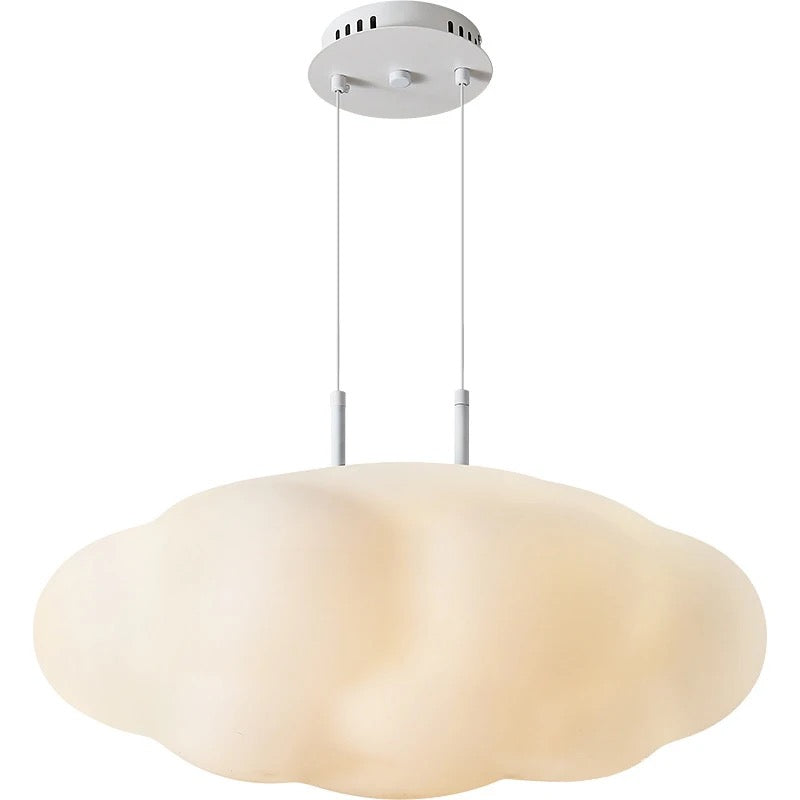 Люстра підвісна біла акрилова Хмаринка D-45cm / D-55 cm White Cloud Lamp Design 240622-100003365