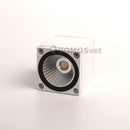 Стельовий квадратний точковий вуличний світильник білий H-11 cm Led 10W IP54 3000K White Mira 260619-100008170