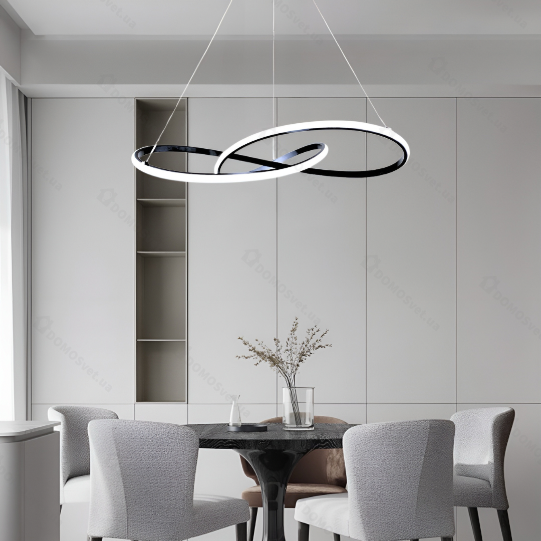 Підвісна люстра видовжена  Wavy Knot Oval L-57 см / L-75 см / L-100 см 4000К 231018-100002666