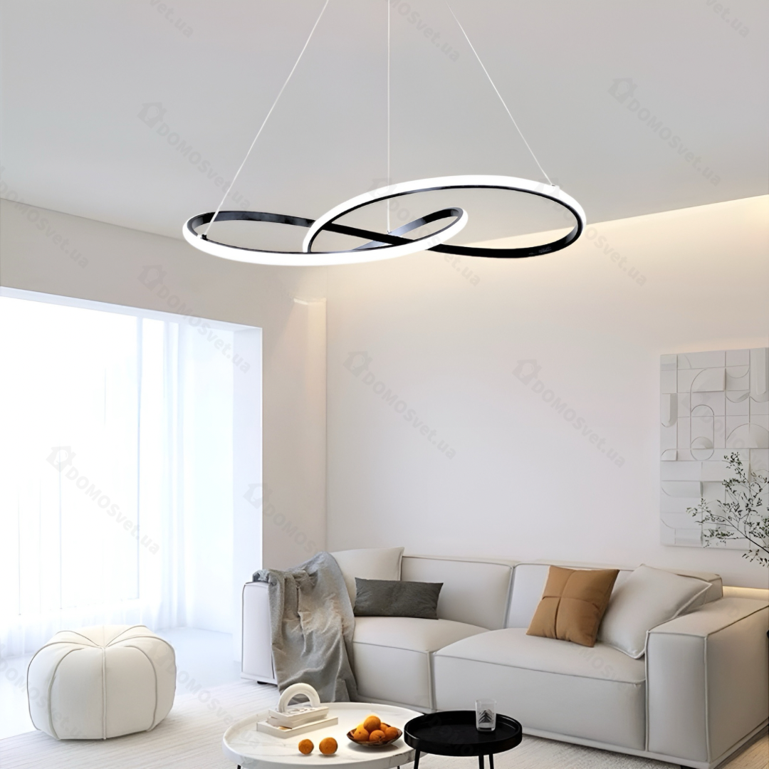 Підвісна люстра видовжена  Wavy Knot Oval L-57 см / L-75 см / L-100 см 4000К 231018-100002666