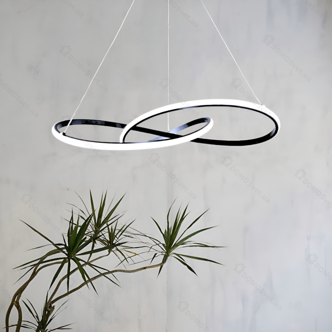 Підвісна люстра видовжена  Wavy Knot Oval L-57 см / L-75 см / L-100 см 4000К 231018-100002666