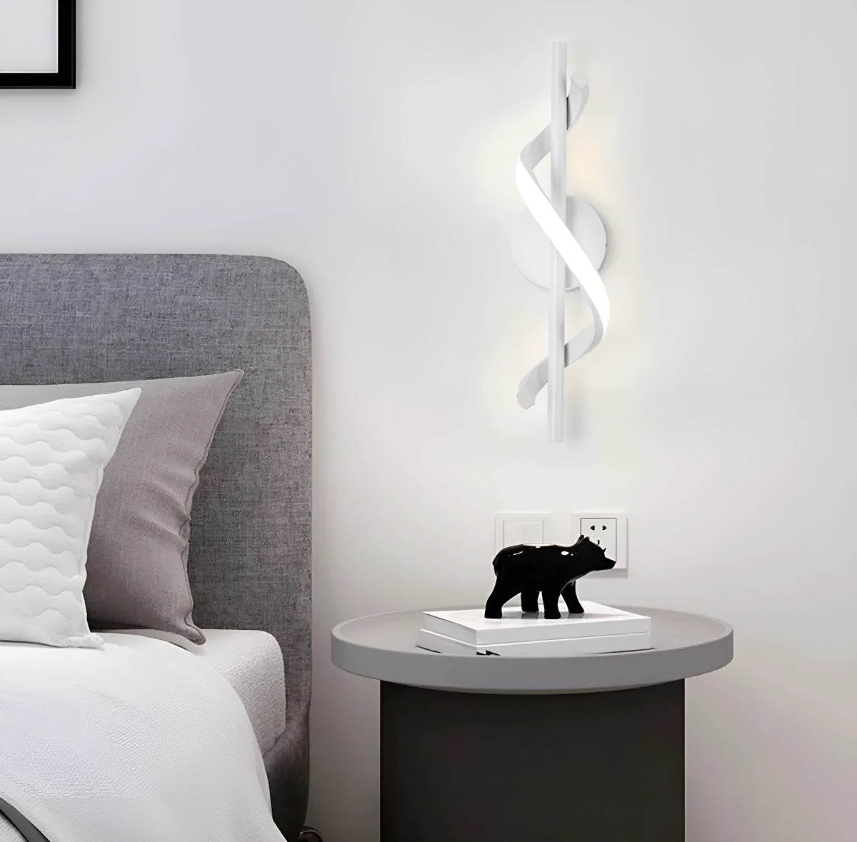 Бра Vortex lamp White / Black Н-40 см 10W 3000K-6000K 240219-100003086