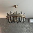 Люстра підвісна Crystal D-50cm / D-60cm E14 Gold 250635-100005187