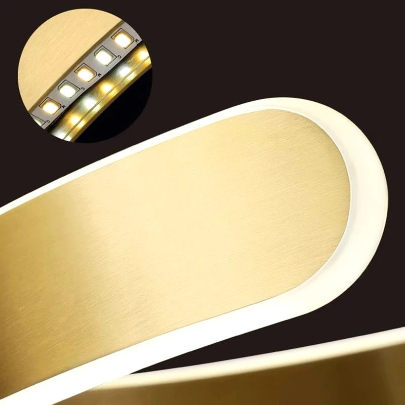 Люстри золоті  D-60 cm / D-80 cm Led 3000К-4500К-5000К Gold Ring  230918-100002513