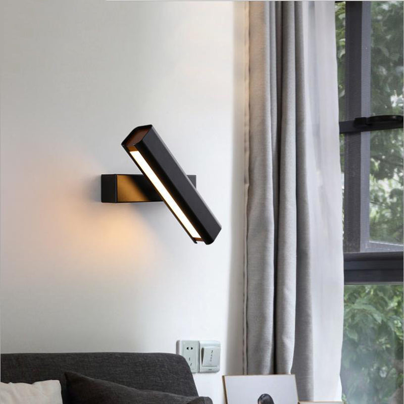 Настінний Світильник Turn Wall Lamp L-21 см W-5 см 10W 3000K Black 240128-100002997