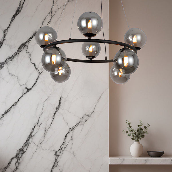 Люстра Bubbles D-60cm Black + Grey G9x8 250536-100004711