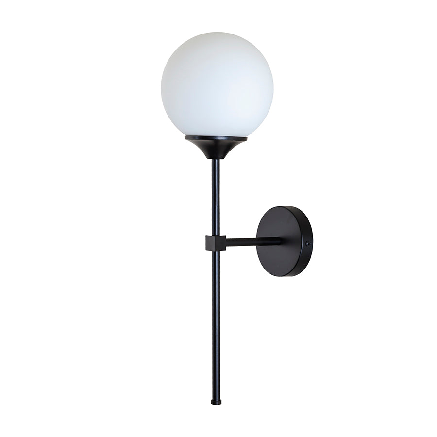 Настінний світильник Modo ball D-15 cm E27 Black + White 240731-100003495