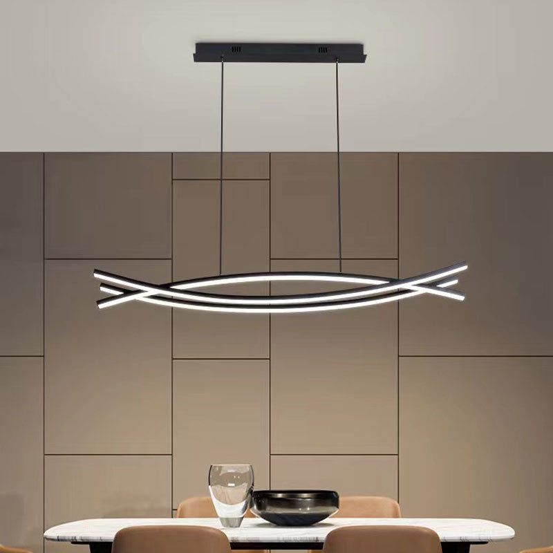 Підвісна люстра Ra lamp L-100 см / L-120 см 3000К-6000К Black 240218-100003041