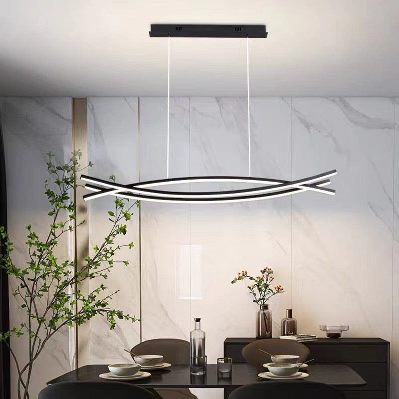 Підвісна люстра Ra lamp L-100 см / L-120 см 3000К-6000К Black 240218-100003041