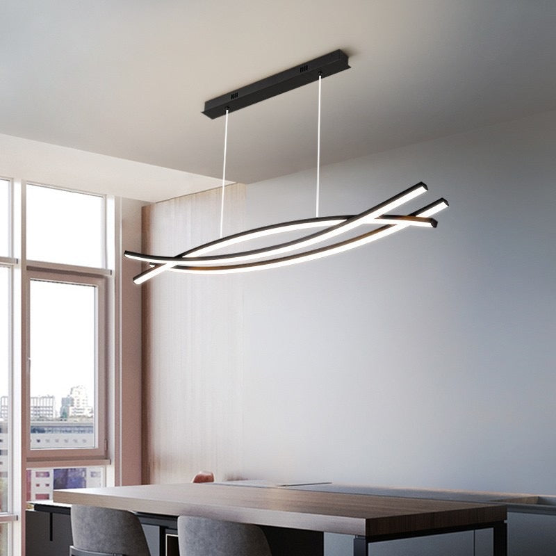Підвісна люстра Ra lamp L-100 см / L-120 см 3000К-6000К Black 240218-100003041