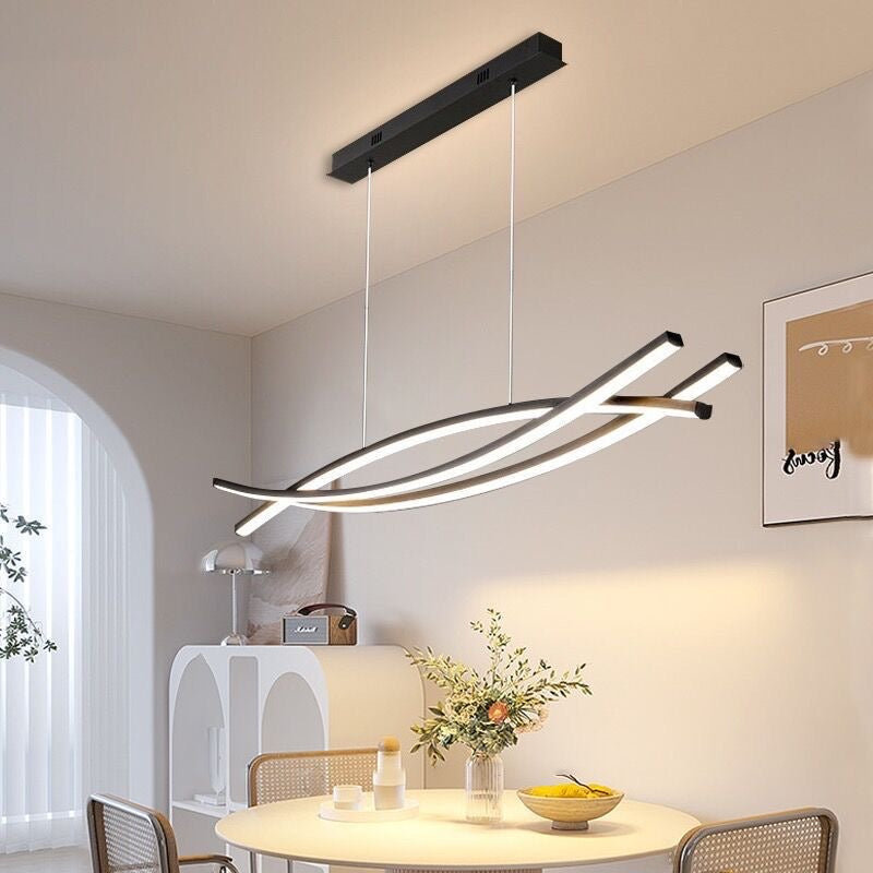 Підвісна люстра Ra lamp L-100 см / L-120 см 3000К-6000К Black 240218-100003041
