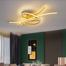 Люстра стельова золота L-86 cm Led Gold Wave Ceiling 250719-100005693
