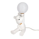 Настільна лампа біла дитяча ведмедик H-31 cm G9 White Bear 251231-100006945