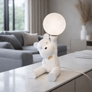 Настільна лампа біла дитяча ведмедик H-31 cm G9 White Bear 251231-100006945