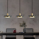 Підвіс зелений з мармуру H-120 см Led 7W 4000K Green+Gold Marble plate 260118-100007213