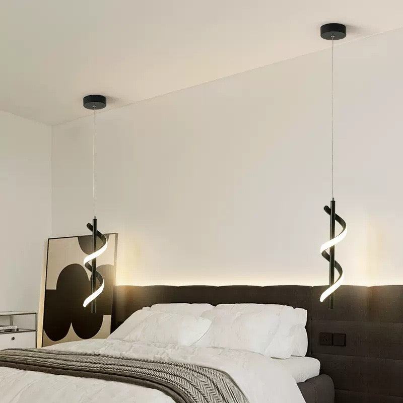 Підвіс Vortex lamp Н-80-210 см W-12 см 10W 3000K-6000K White / Black 240219-100003085