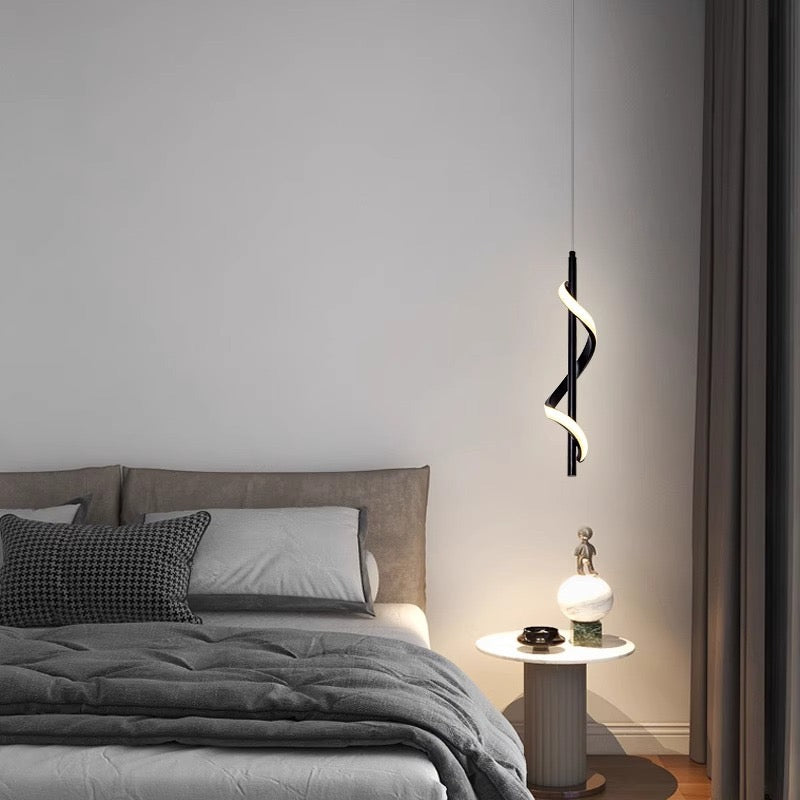 Підвіс Vortex lamp Н-80-210 см W-12 см 10W 3000K-6000K White / Black 240219-100003085