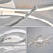 Люстра Wave ceiling L-80 см Black / Silver 3000K-6000K W-34 см Н-9 см 54W 240219-100003087