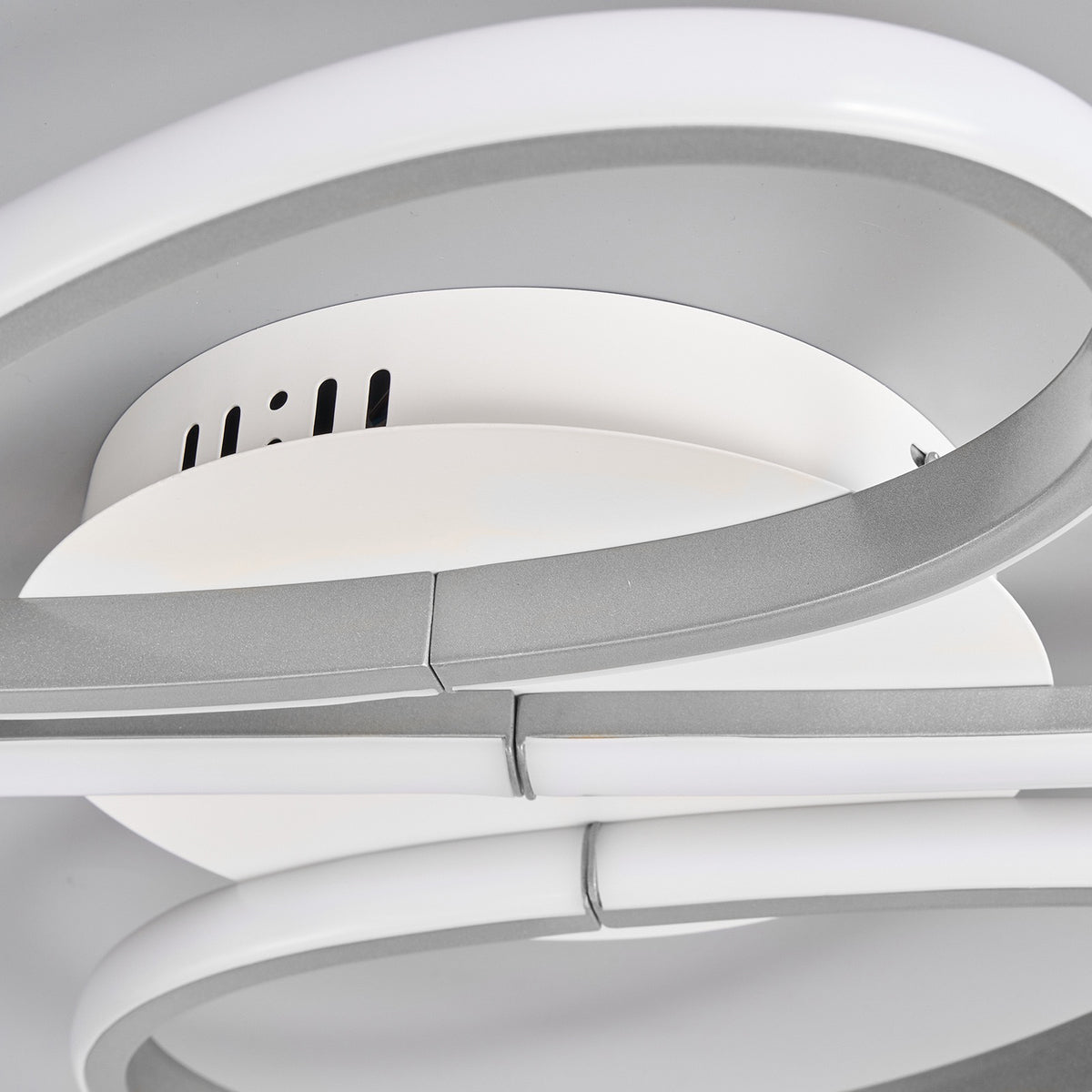 Люстра стельова світлодіодна L-86 см Silver 3000K-6000K W-36 см Н-13 см 102W Wave ceiling 240219-100003087