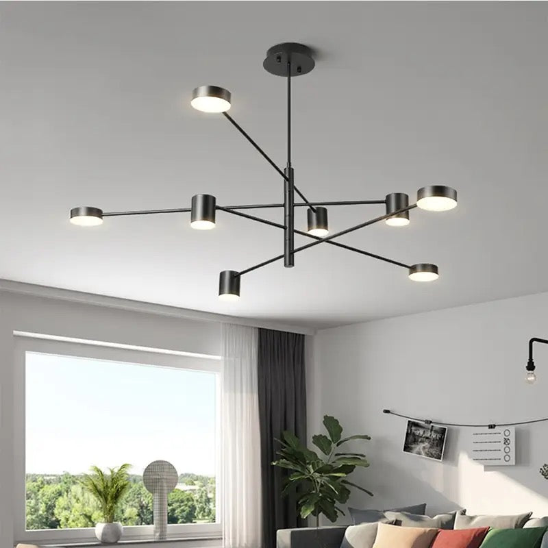 Люстра Супутник Wink Black 3000К-4500К-6000К 230818-100002418