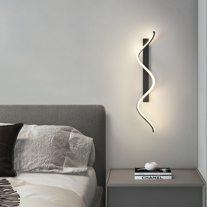 Бра Gemo Wave lamp Н-60 см / Н-100 см 4000К Black 240218-100003090