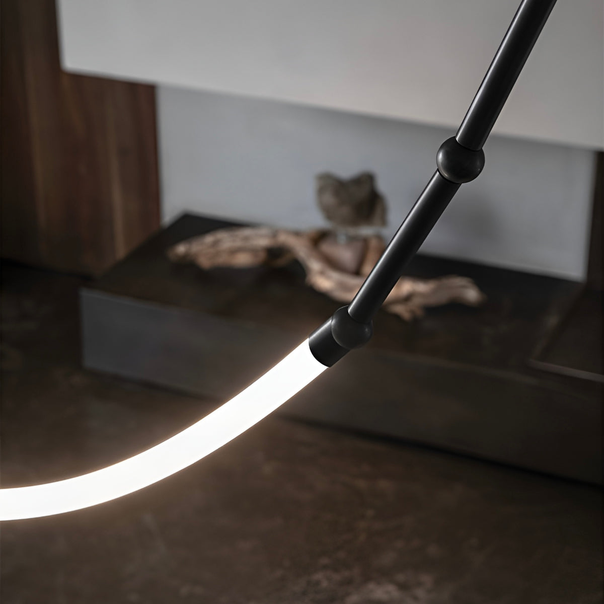Підвісна люстра Kafie Led Lamp H-100-320 см 53W Black 230918-100002555