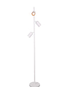 Торшер білий з регулюючими плафонами H-160 cm H-160 cm GU10 White Tubes 260140-100006999