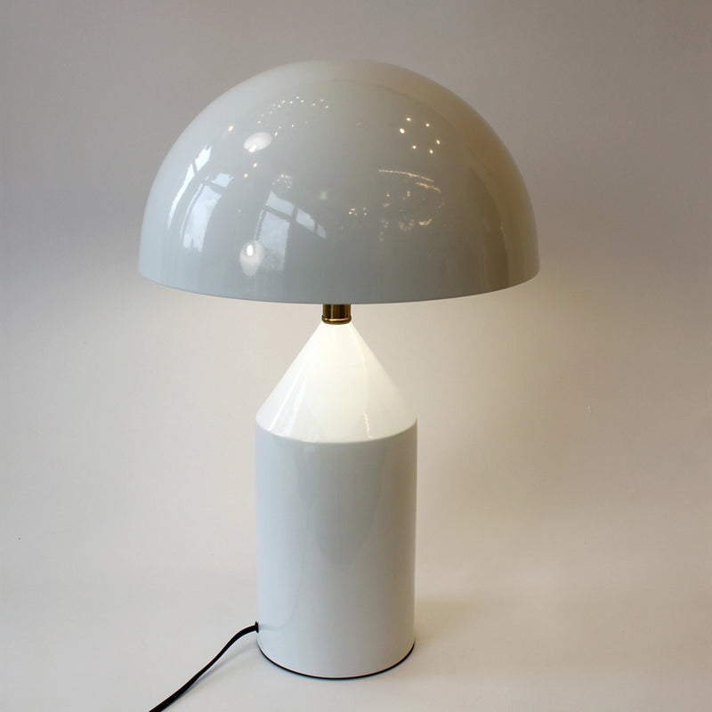 Настільна лампа біла, світильник гриб H-54 cm E27 White Bullet 250766-100005554