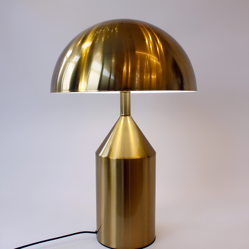 Настільна лампа золота, світильник гриб H-54 cm E27 Gold Bullet 250766-100005557