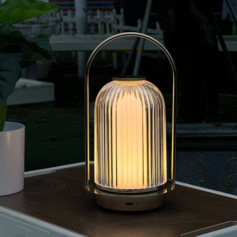 Настільна лампа з акумулятором Lume Arch Gold + Clear 250588-100004669