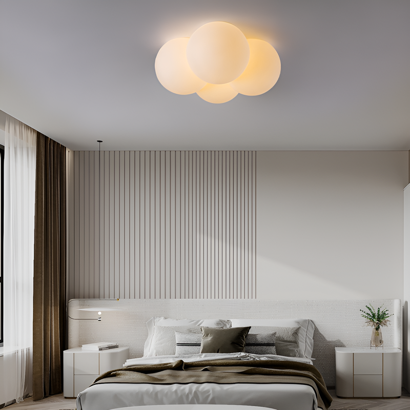 Люстра біла у вигляді хмари L-44 cm E27 White Cloud Baby Ceiling 250818-100005728