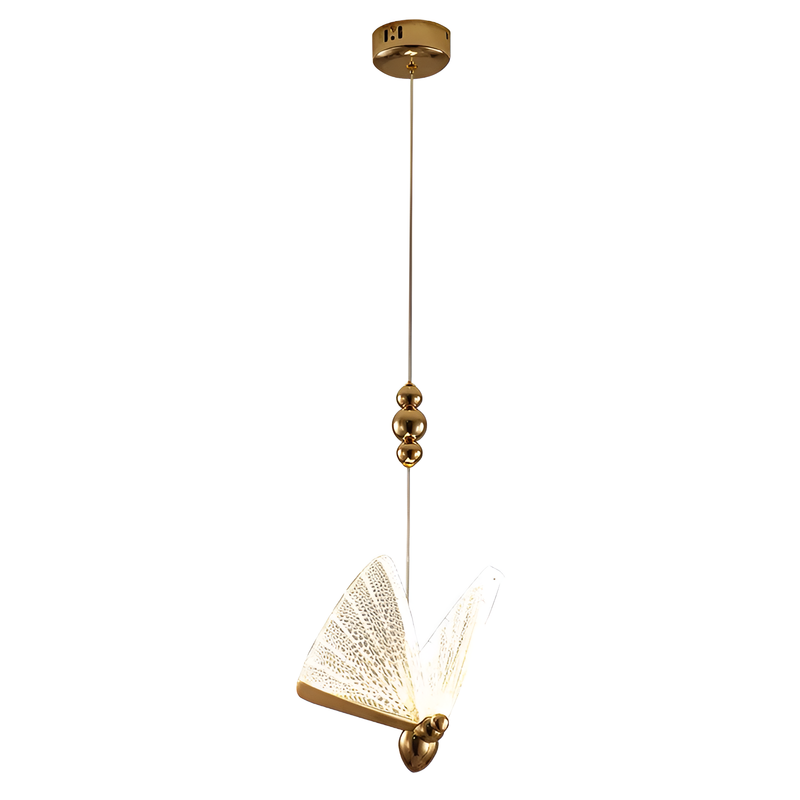 Підвісний світильник золотий метелик Led L-15 cm Led 5W 3500K Gold Butterfly 250218-100004187