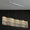 Люстра підвісна Crystal L-120cm 65W Chrome 250617-100005095