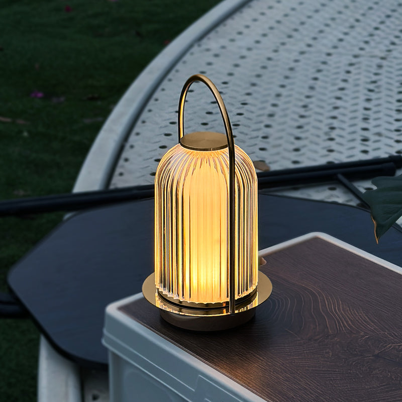 Настільна лампа з акумулятором Lume Arch Gold + Clear 250588-100004669