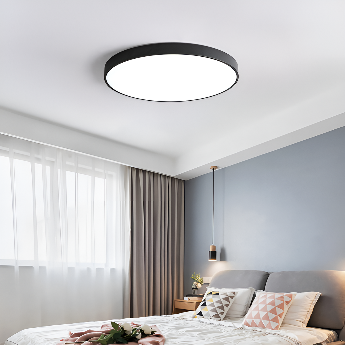 Стельовий світильник Black ceiling 72W LED 3000-6000K D-25 / D-30 / D-40 / D-50 cm 250476-100004339