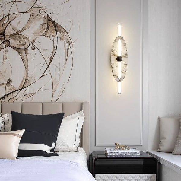 Настінний світильник L-60 cm Led 5W 4000K Black + Graphit Imitation Marble 250118-100004044