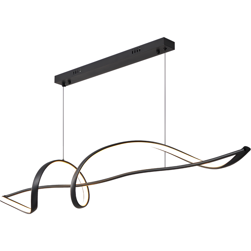 Люстра підвісна Wave gemo hiea L-100cm / L-120cm Black 250518-100005028