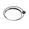 Стельовий світильник круглий чорний D-50 cm Led 38W 3000K 4500K 6000K Black orbit Ceiling 240358-100003142