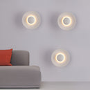 Настінний світильник білий D-16 cm Led 12W 3400K White Sunrise Gofre 251053-100006356