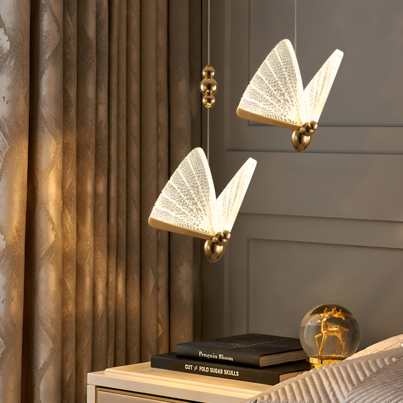 Підвісний світильник золотий метелик Led L-15 cm Led 5W 3500K Gold Butterfly 250218-100004187