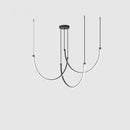 Підвісні люстри чорні D-60+100 / 40+60+60 см / 50+80+80 cм / 60+100+100 cm Led Black Spider 260558-100008035
