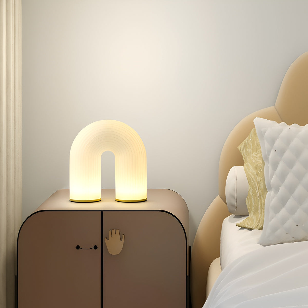 Настільна лампа H-23 cm W-22 cm Led 15W TUN lamp White+Gold 250958-100005924