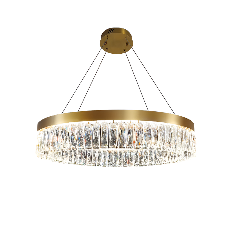 Люстра підвісна Crystal D-60cm / D-80cm Gold 250617-100005082