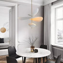 Люстра біла з пелюстками D-40 cm / D-60 cm Led 4000K White Flower 250918-100002038