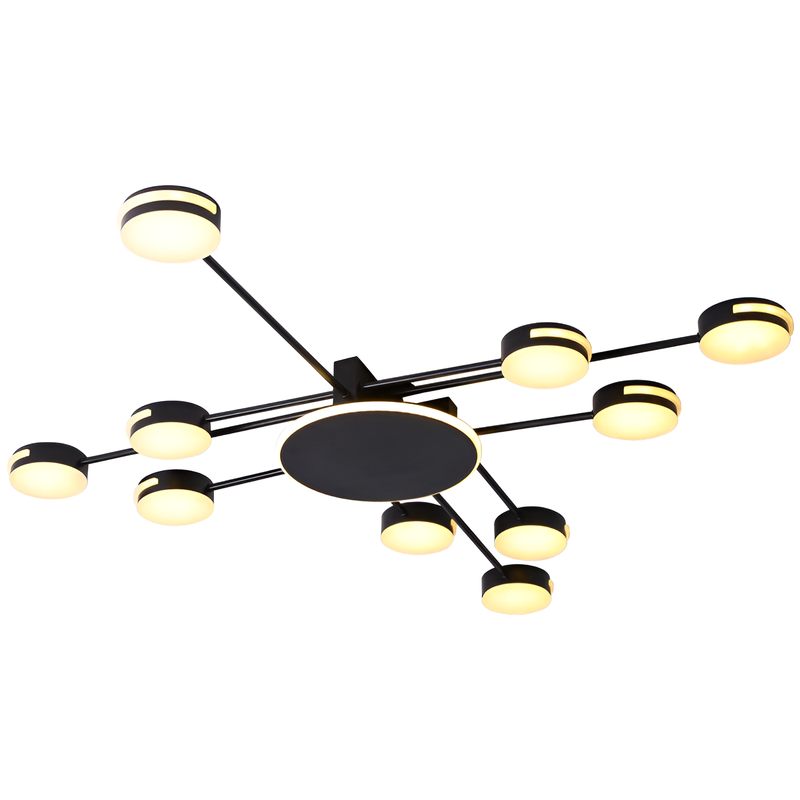 Люстра Супутник Led 8/10 Black + White 250488-100004530