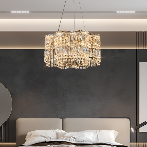 Люстра Crown Crystal Gold D-60cm 250488-100004487